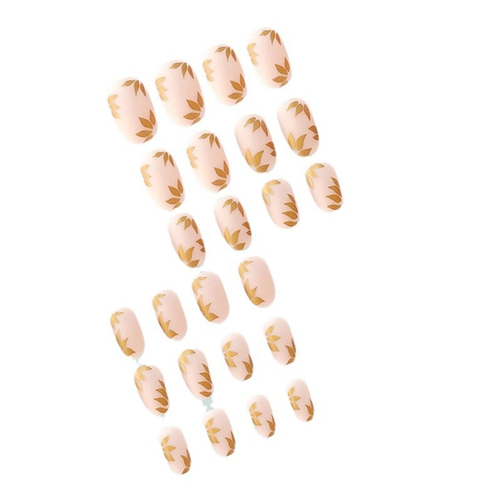 Elegant Gold Leaf Nail Art Stornfield
