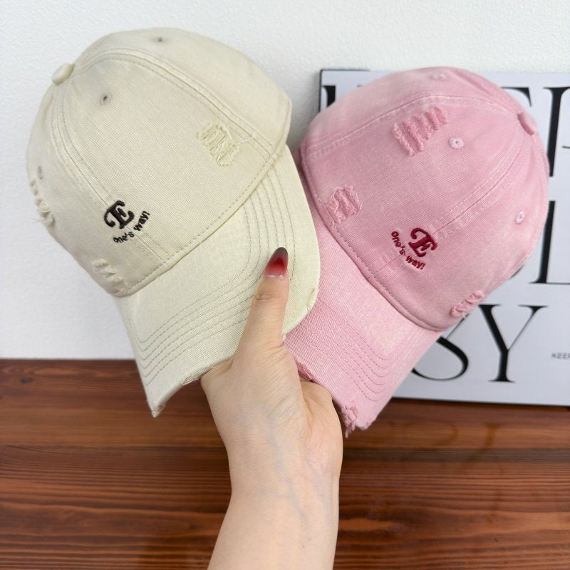 Unisex Distressed Denim Cap Stornfield