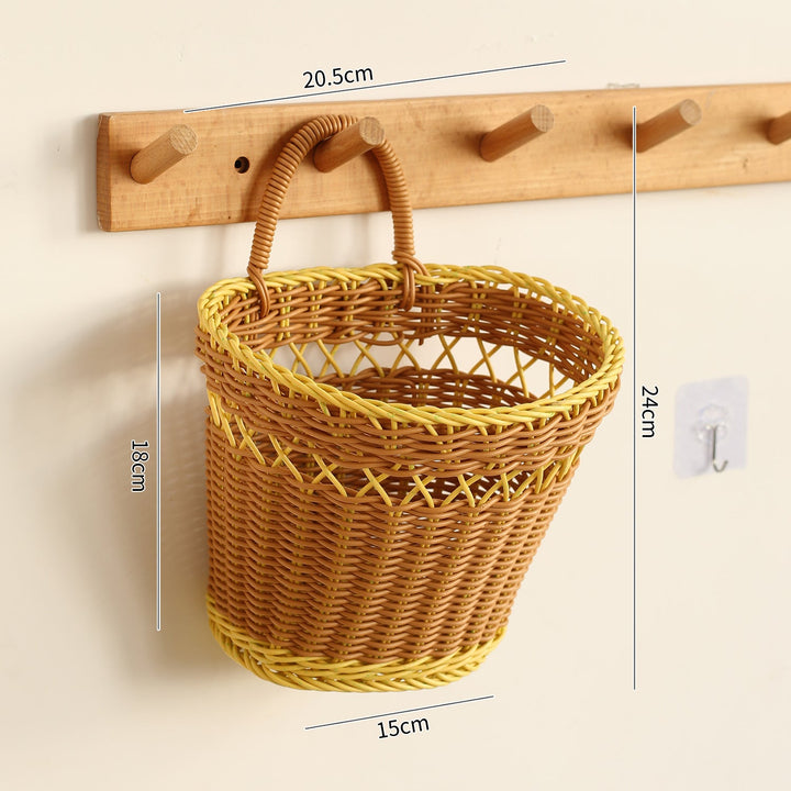 Hanging Woven Storage Basket Stornfield