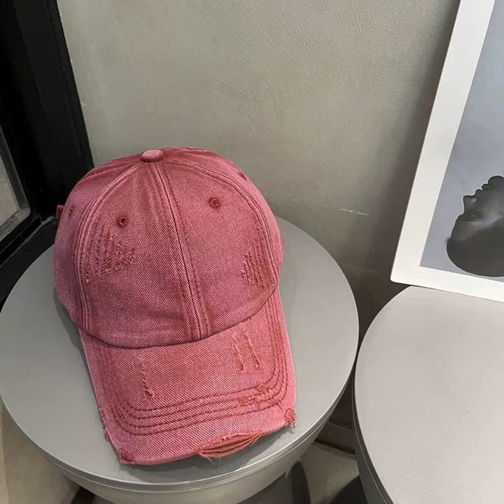 Women's Distressed Vintage-Style Baseball Cap Stornfield