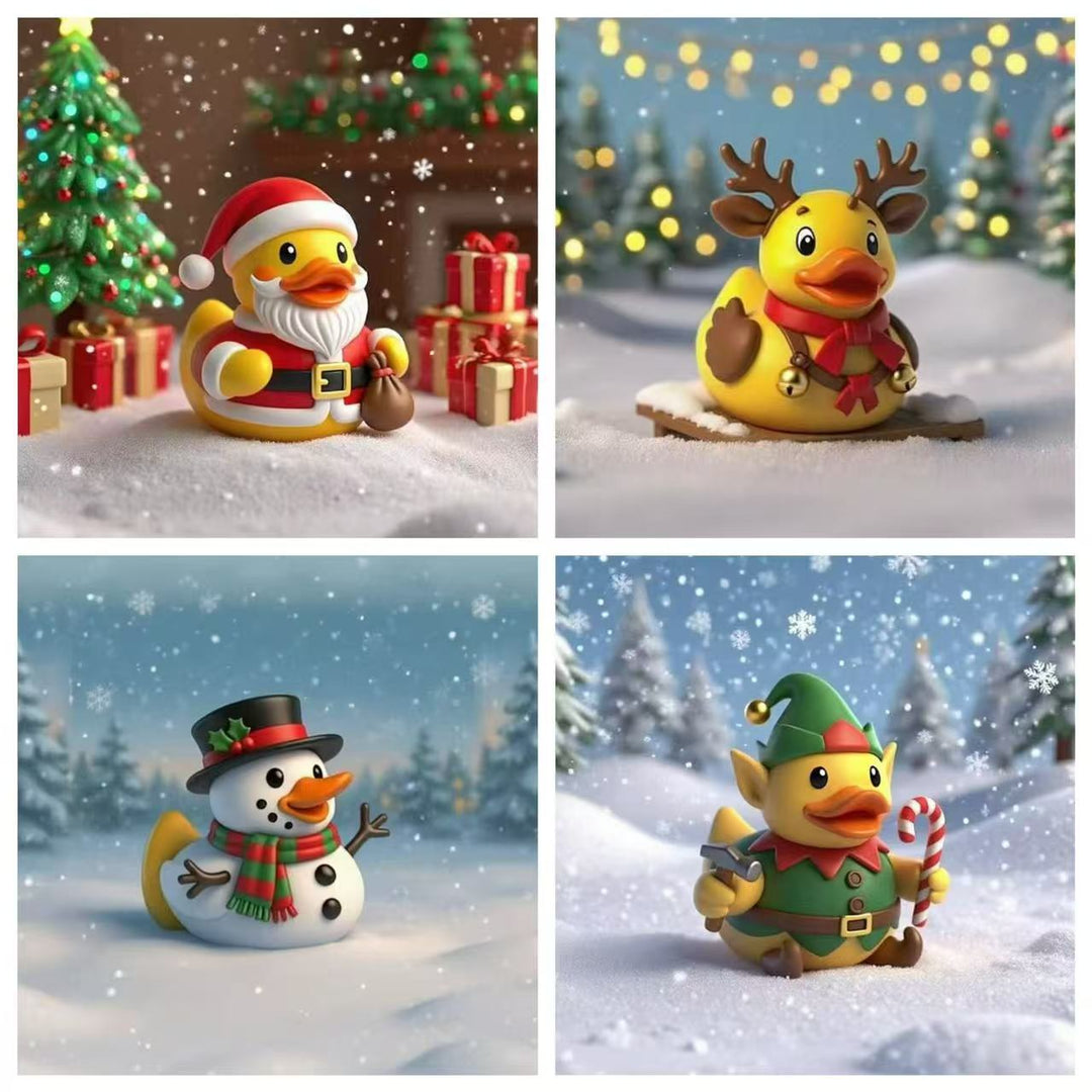 Funny rubber duck in craftsman's outfit Stornfield