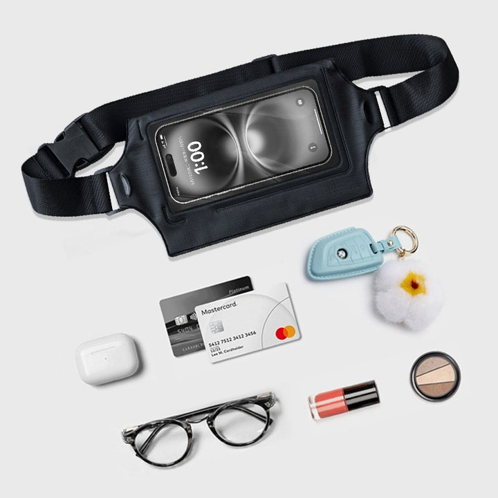 Running belt bag with waterproof phone holder Stornfield