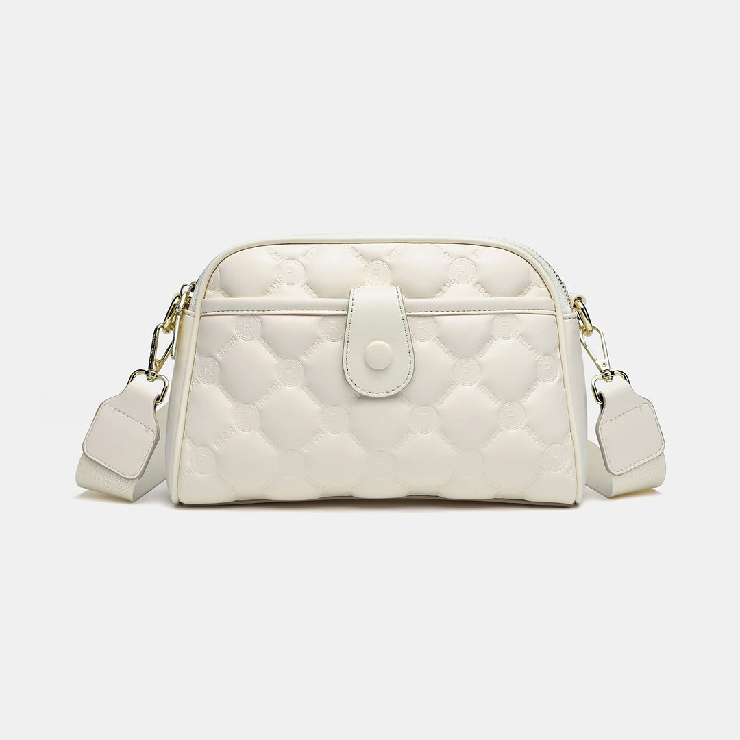 Versatile Crossbody Bag with Detachable Strap