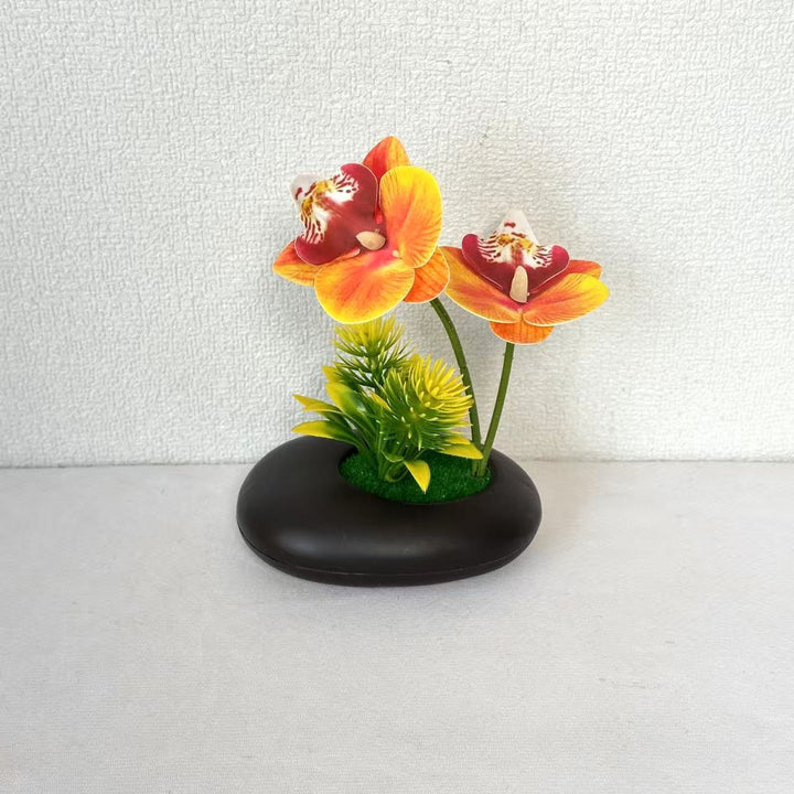 Elegant Orchid Decorative Planter