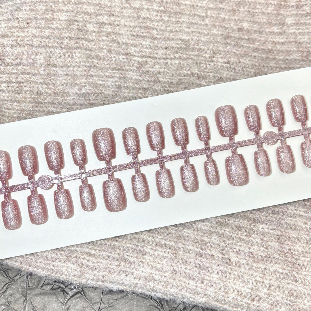 Glamorous Glitter-Infused Press-On Nail Set
