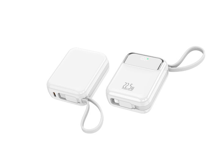 Compact power bank with multifunctional connection and digital charging display Stornfield