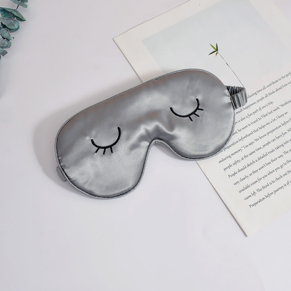 Unisex nan silky-soft eye mask with ergonomic contour and adjustable elastic band Stornfield