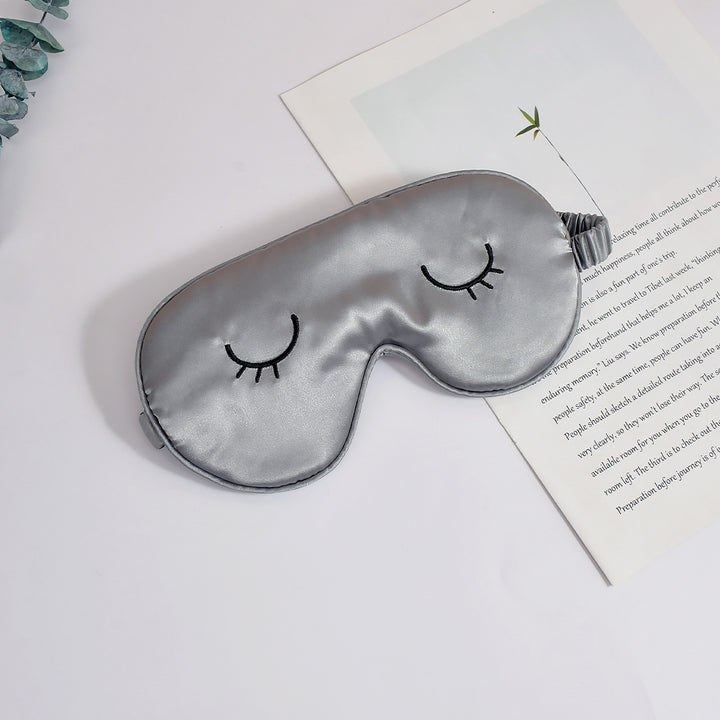 Unisex nan silky-soft eye mask with ergonomic contour and adjustable elastic band Stornfield