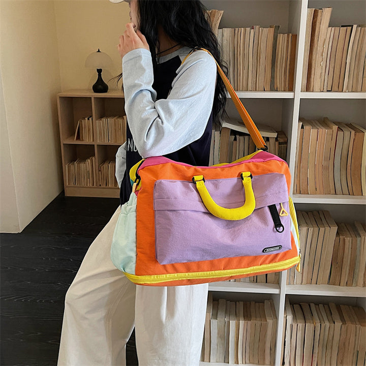 Colorful Multi-Pocket Travel Duffle Bag Stornfield