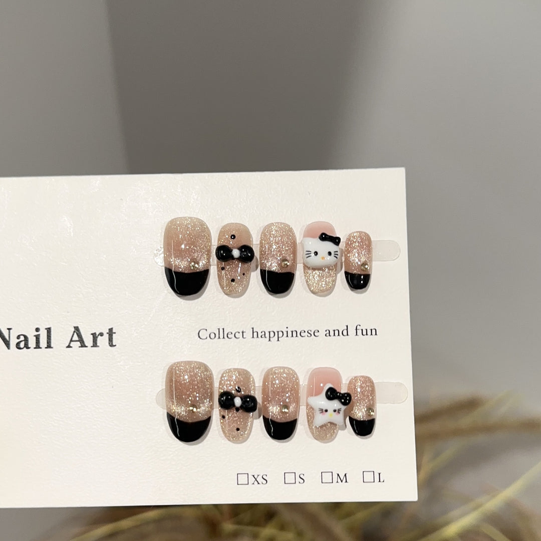 Creative Themed Press-On Nail Set