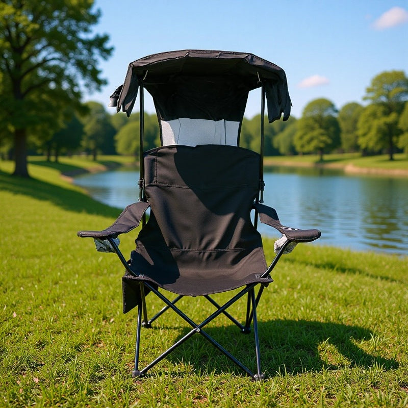 Folding Chair With Sun Protection Stornfield