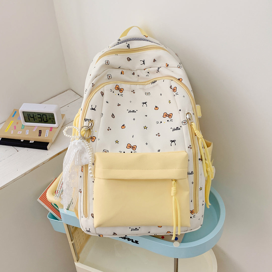 Leisure backpack with charming design and practical compartments Stornfield