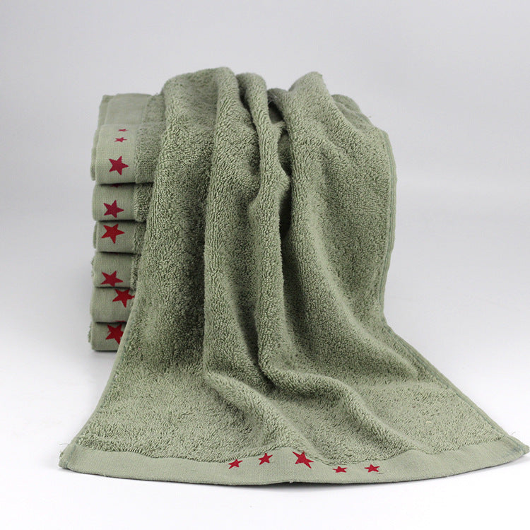 Care Towel With Soft Surface And Decorative Star Border Stornfield