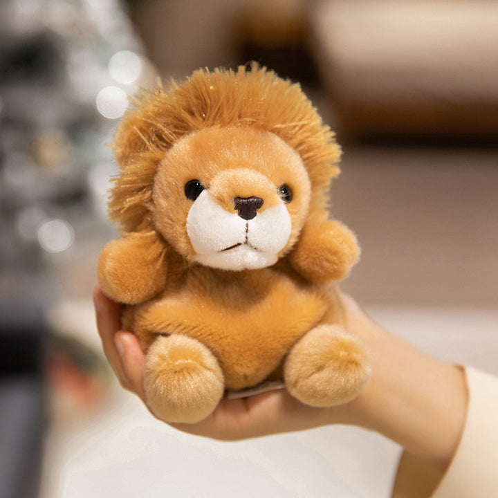 Mini Plush Otter Bag Charm with Metal Key Ring and Ultra-Soft Faux Fur Stornfield