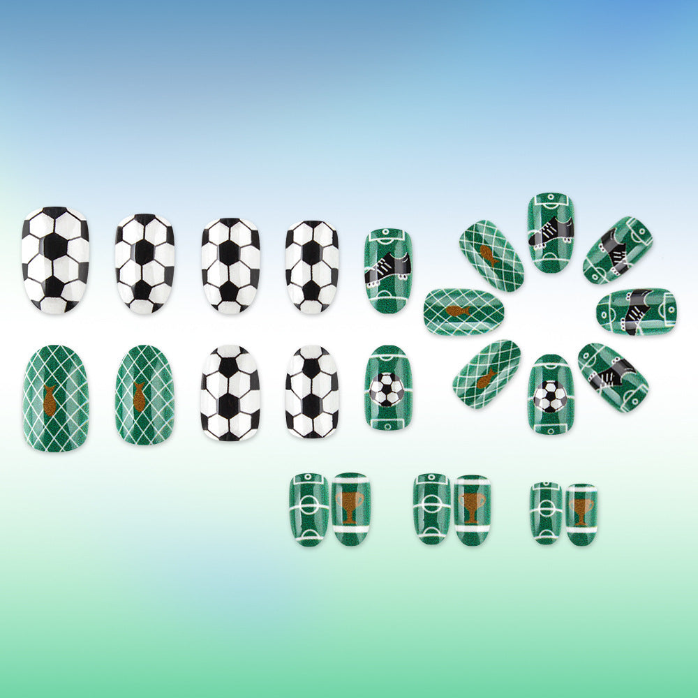 Themed Soccer Nail Art Set Stornfield