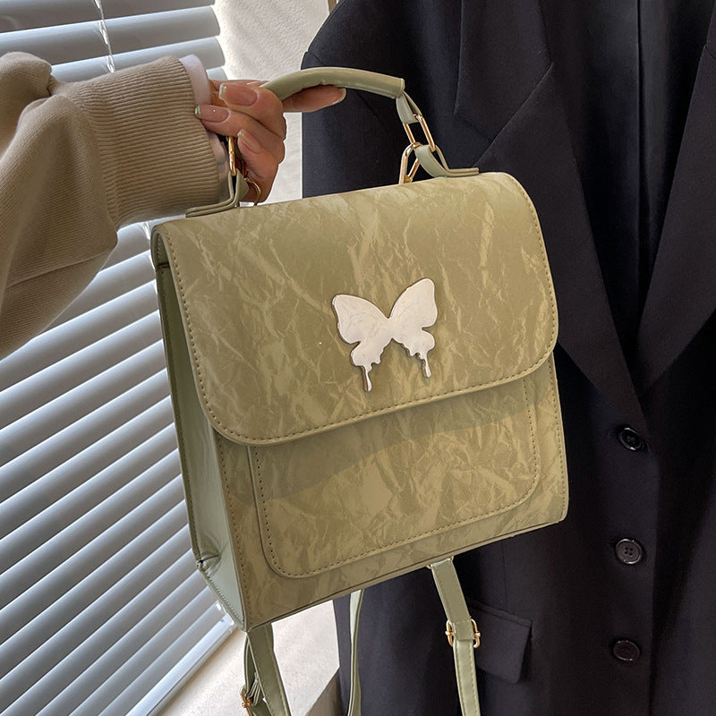 Butterfly-Embellished Handbag