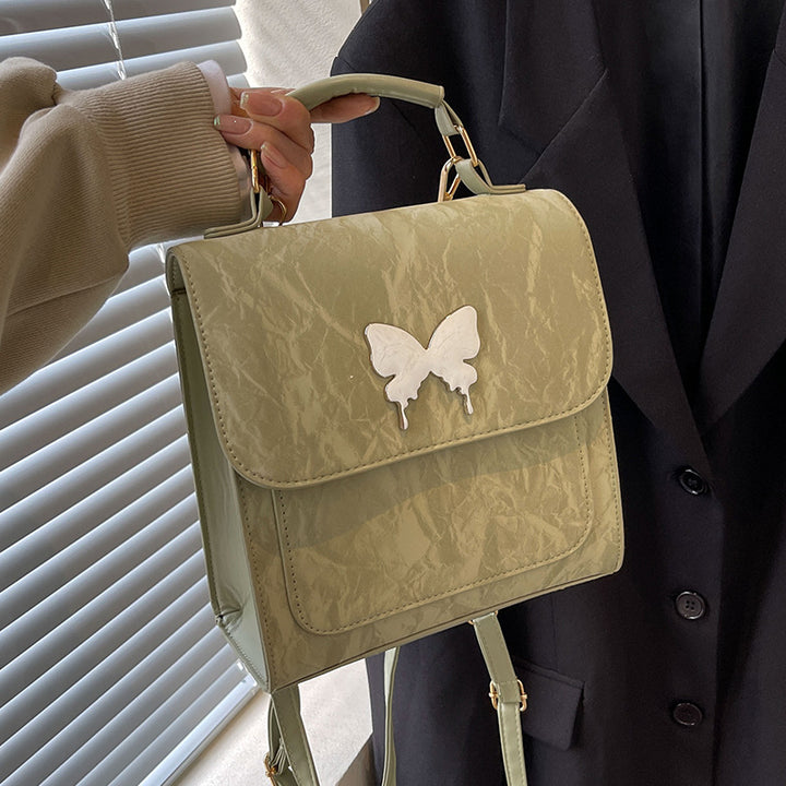 Butterfly-Embellished Handbag