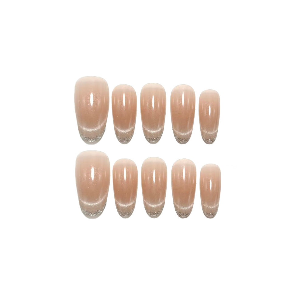 Artificial nails in elegant French manicure design Stornfield