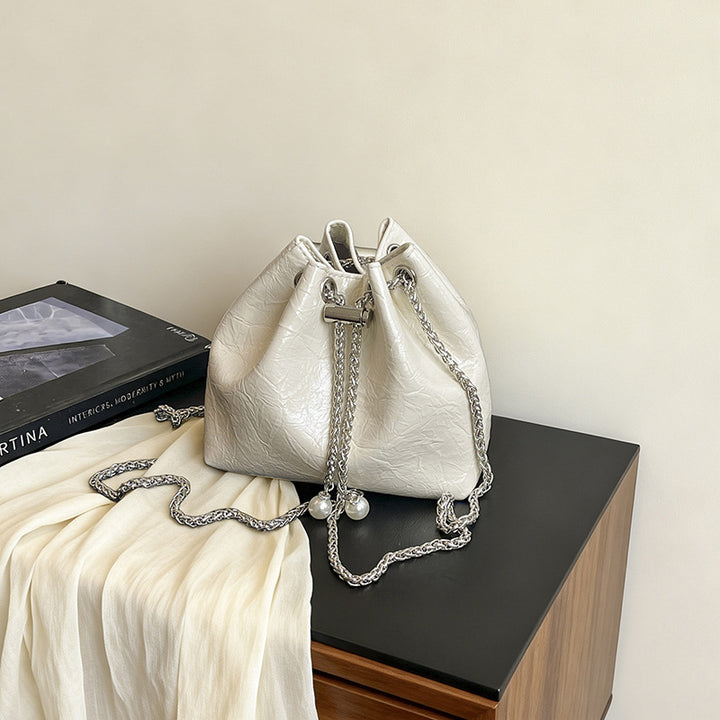 Drawstring Bucket Handbag