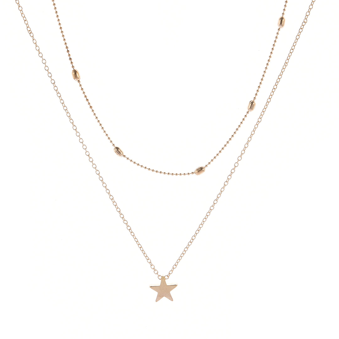 Heart-Shaped Charm Layered Necklace Stornfield