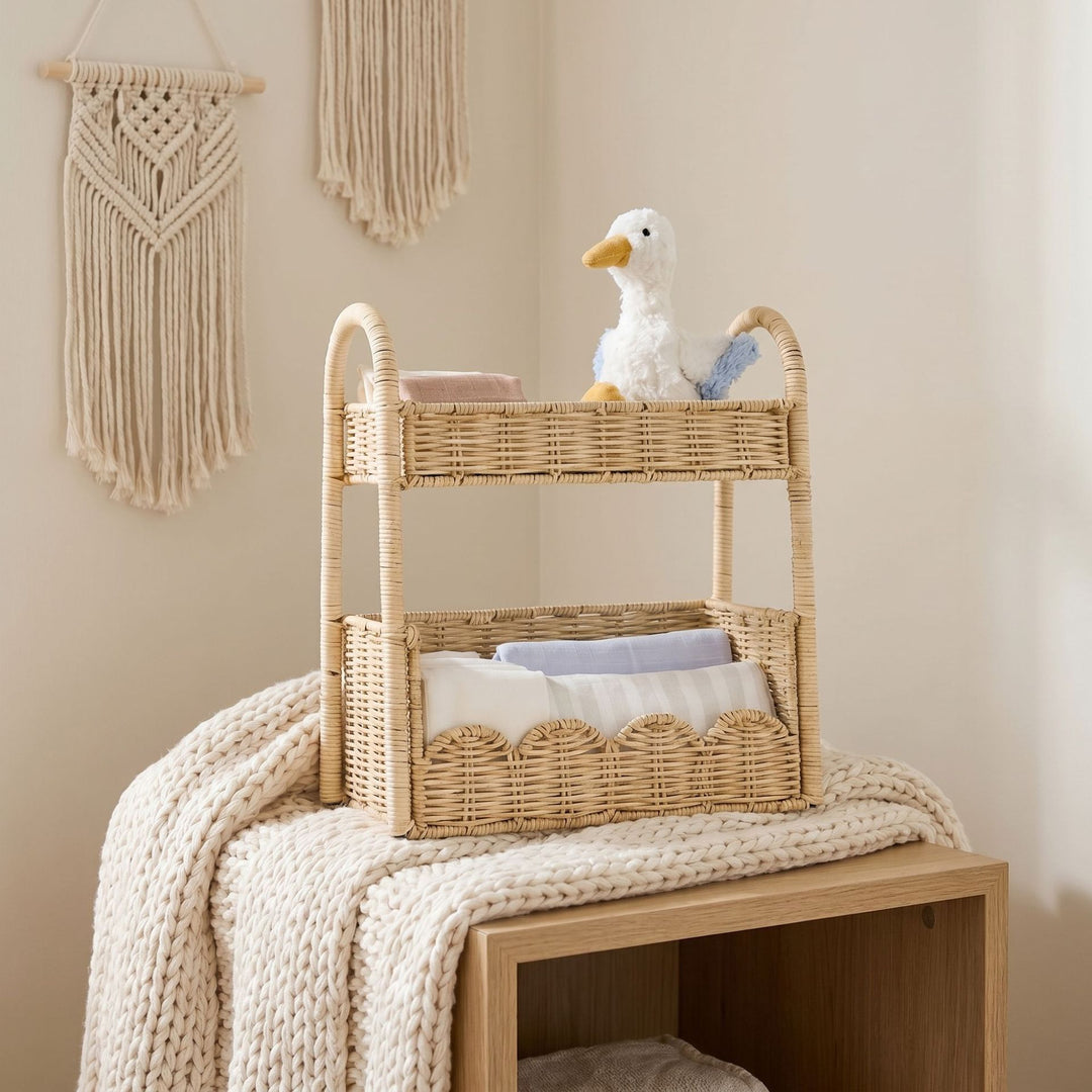 Macrame Storage Basket Stornfield