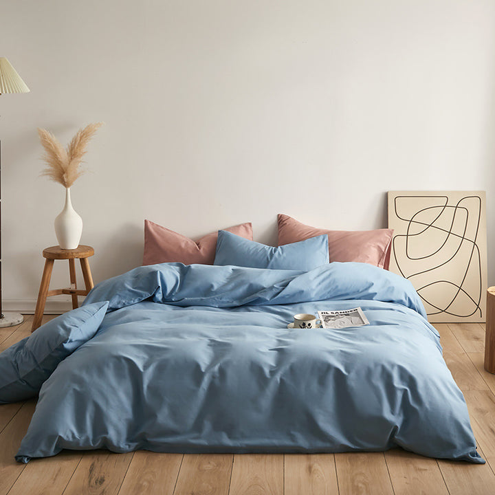 Luxurious cotton satin bedding set