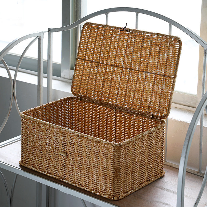 Handcrafted Wicker Storage Chest Stornfield
