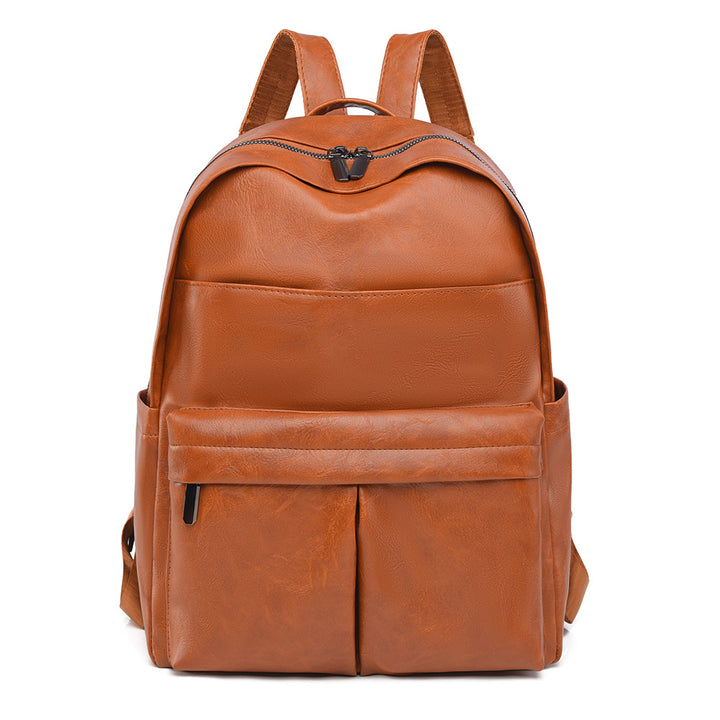Premium Leather Laptop Backpack Stornfield