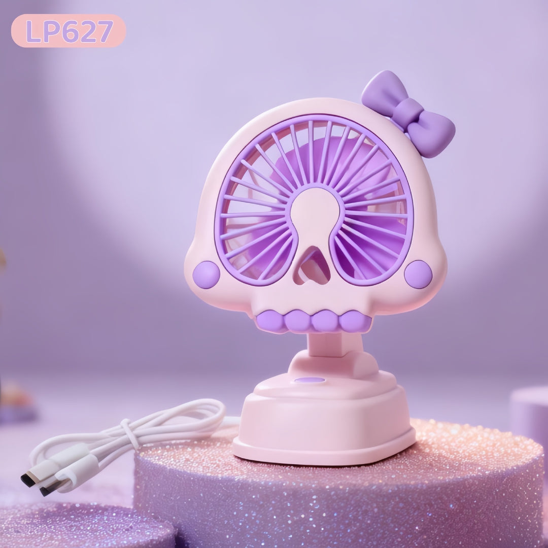 Women's Portable Hand Fan with Cute Animal Ear Design Stornfield
