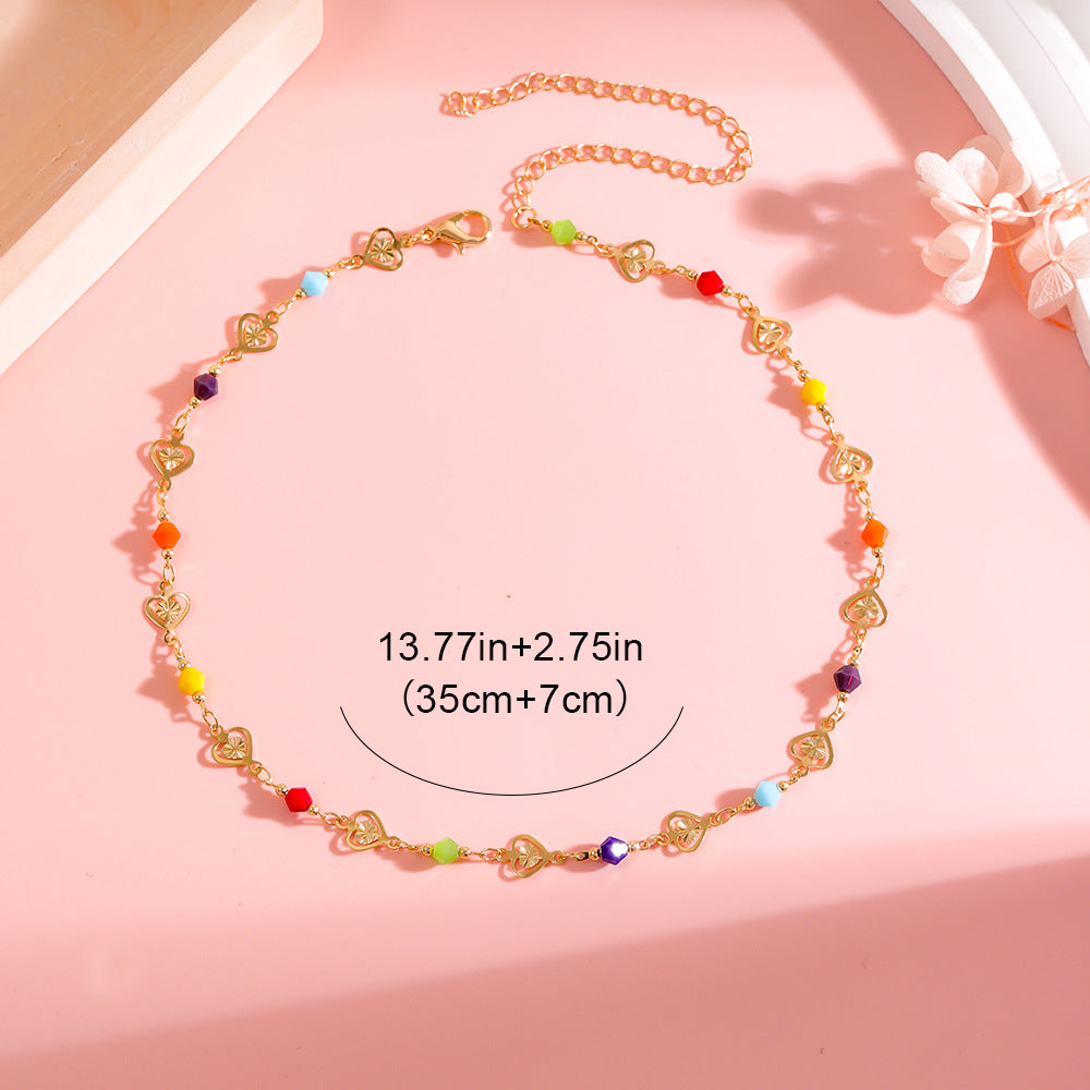 Colorful Heart Charm Bracelet Stornfield