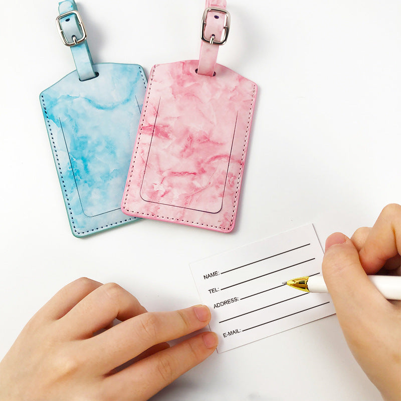 Marble Pattern Luggage Tag Stornfield