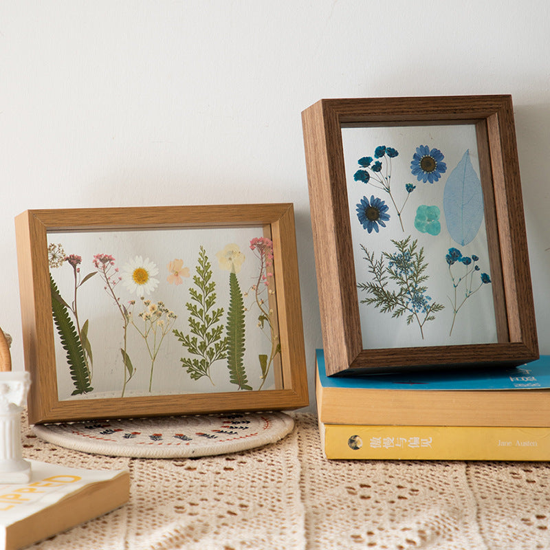 Preserved Floral Shadow Box Art
