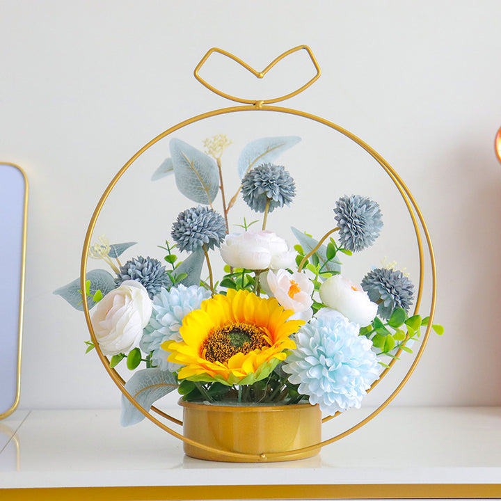 Elegant Faux Floral Centerpiece