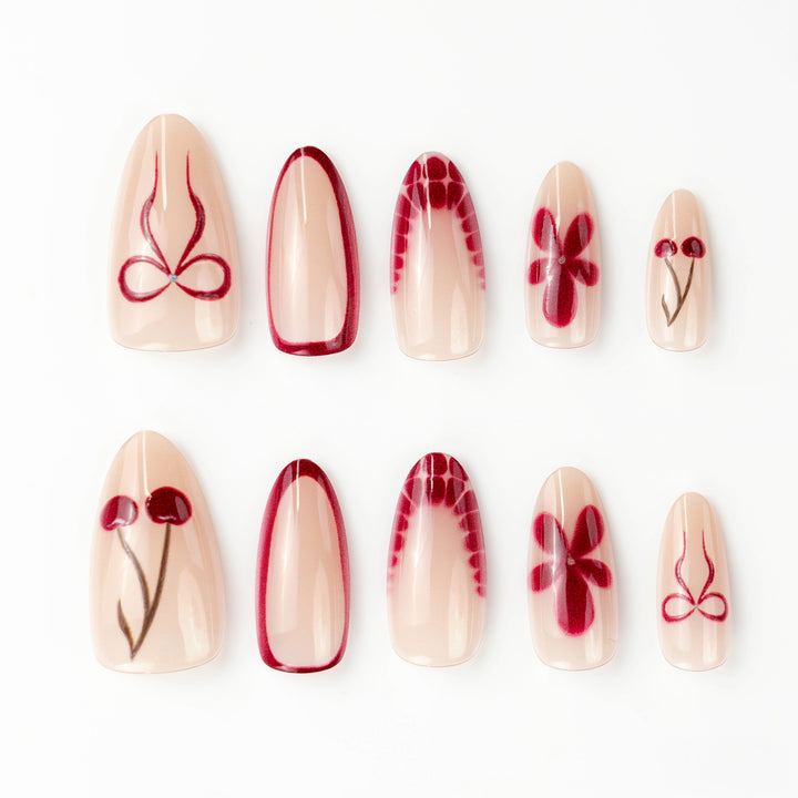 Elegant Ombre Press-On Nails Stornfield