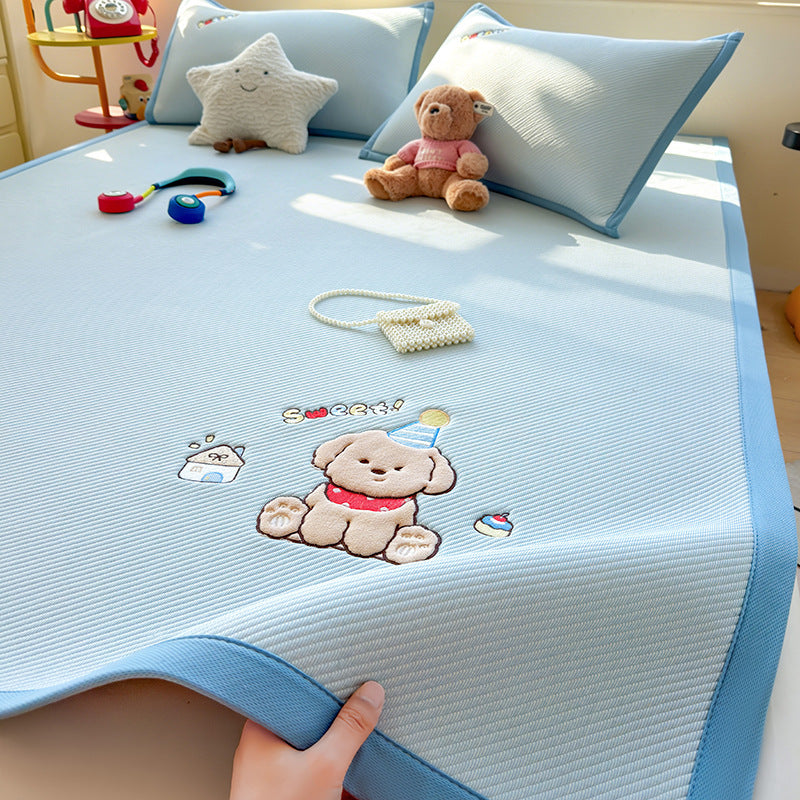 Playful Cartoon Dog Themed Duvet Cover Set
