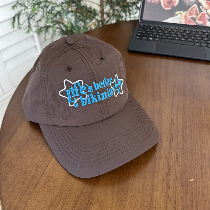 Women's Cotton Baseball Cap with Motivational Quote Stornfield