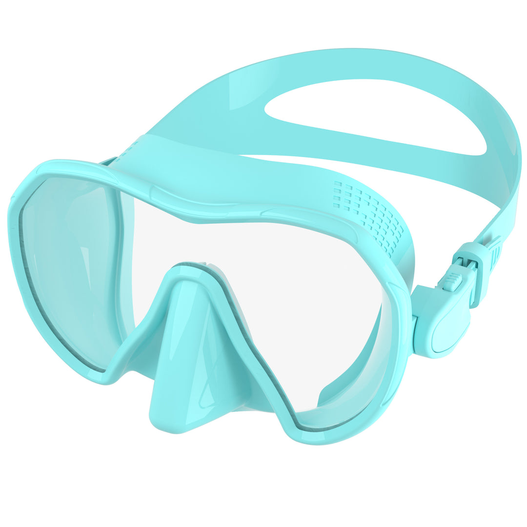 Diving mask with wide field of vision and comfortable silicone edge Stornfield