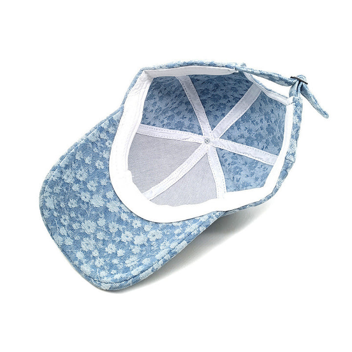 Women's Floral Textured Cotton Baseball Cap Stornfield