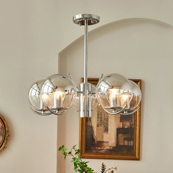 Modern Geometric Globe Pendant Light