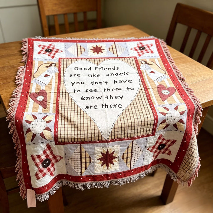 Inspirational Quilted Throw Blanket