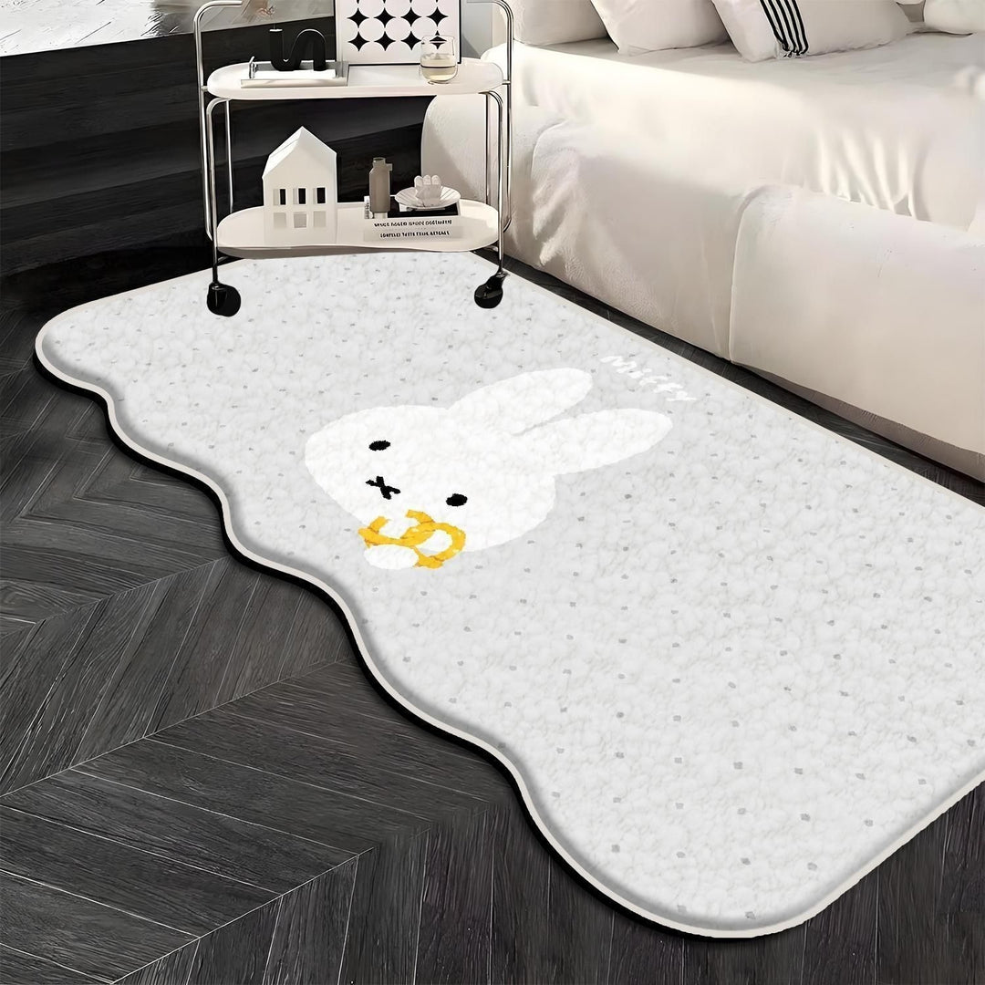 Cartoon-Themed Plush Area Rug