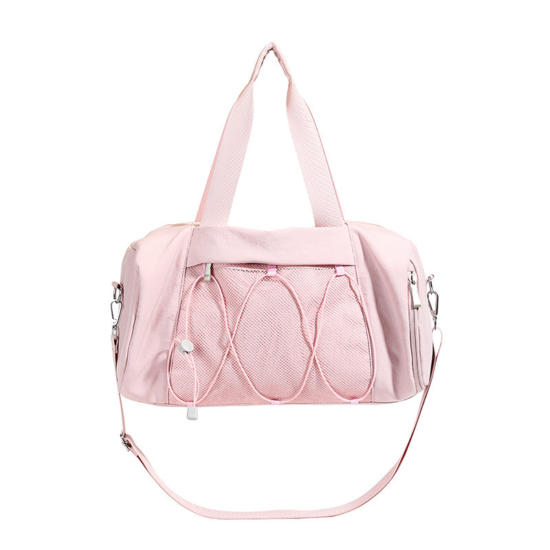 Sporty shoulder bag with adjustable carrying handles and breathable mesh material Stornfield