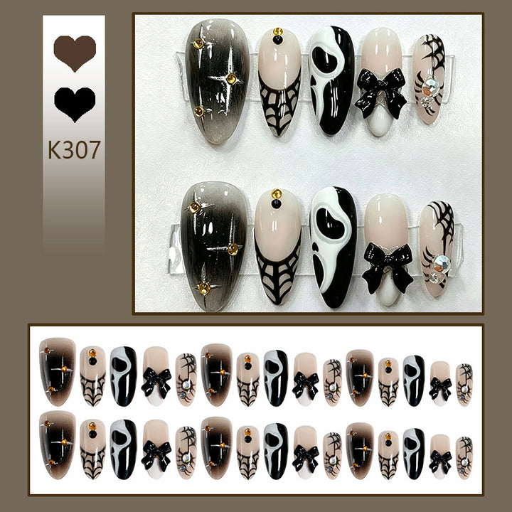 Creative Halloween Nail Art Set with Creepy Design Stornfield