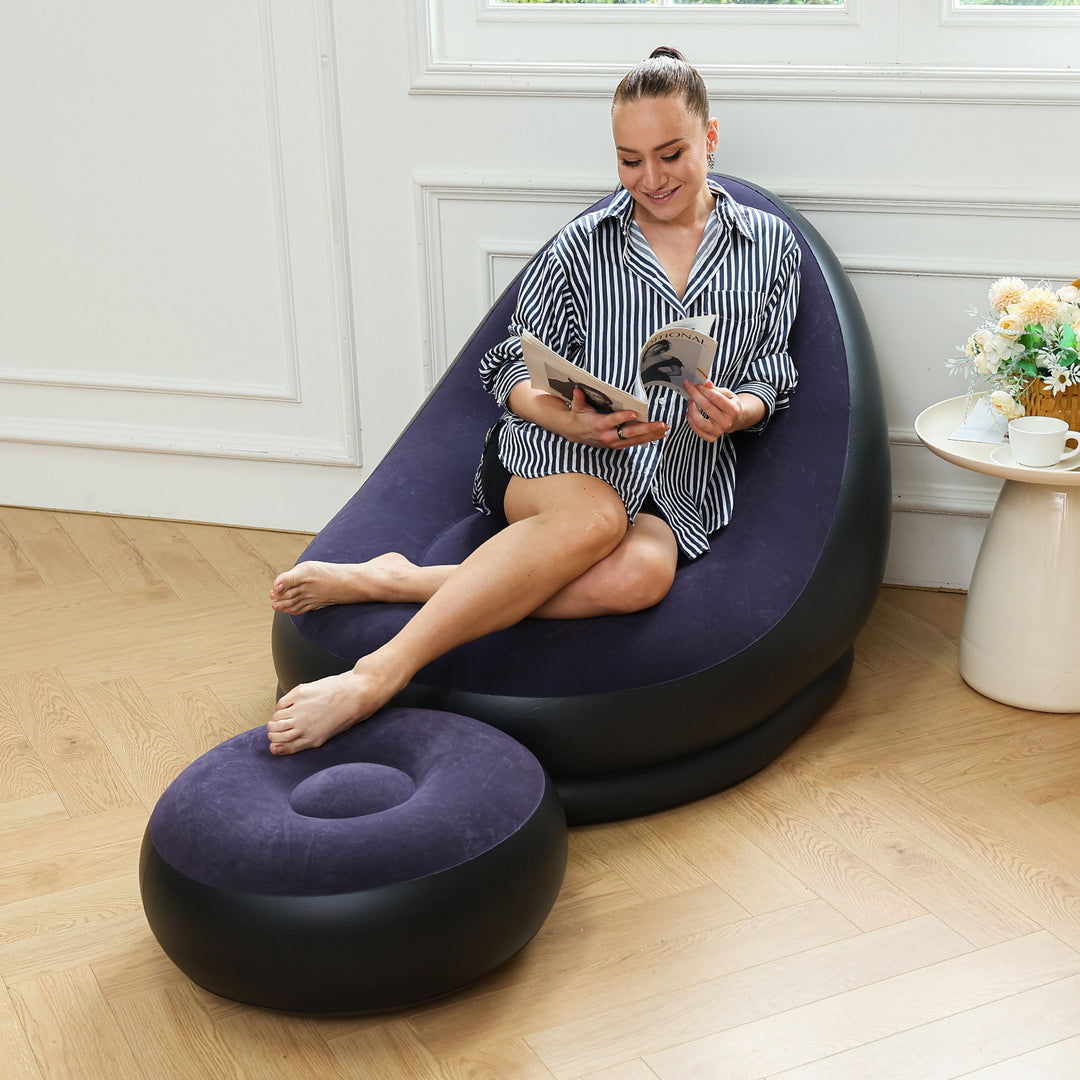 Women's Inflatable Comfort Sofa with Ergonomic Backrest Stornfield