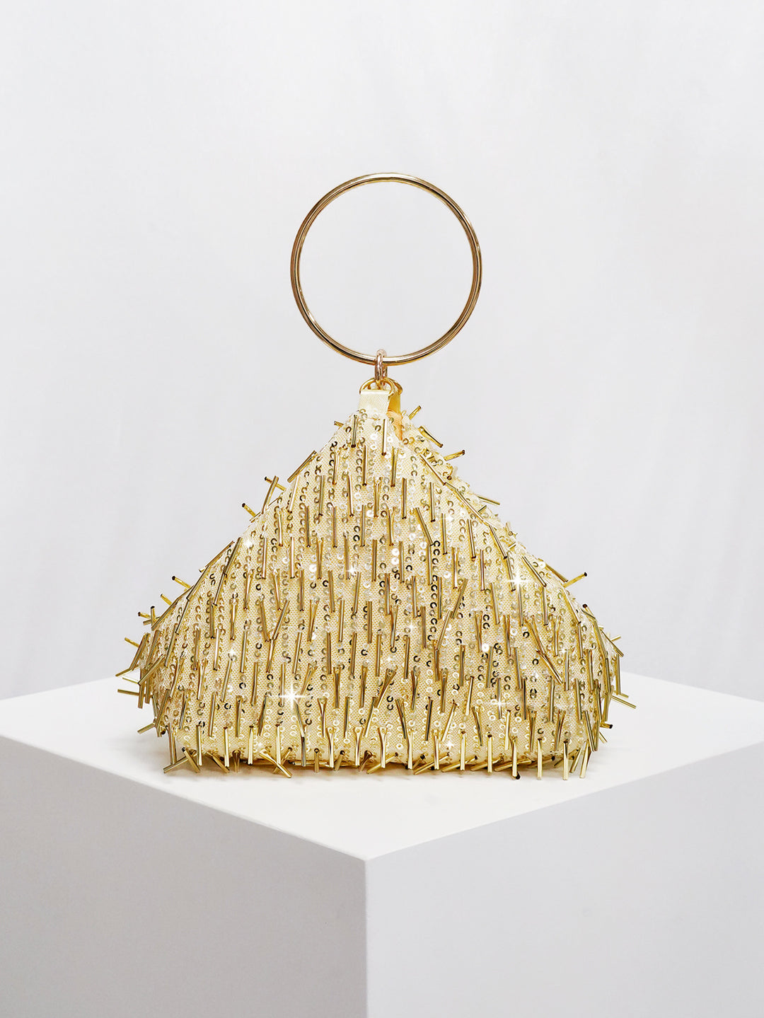 Decorative Fringe Clutch