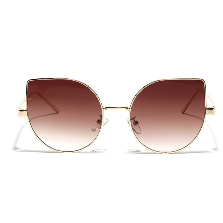 Ladies Cat-Eye Sunglasses with Polarized Lenses and Elegant Metal Frame Stornfield