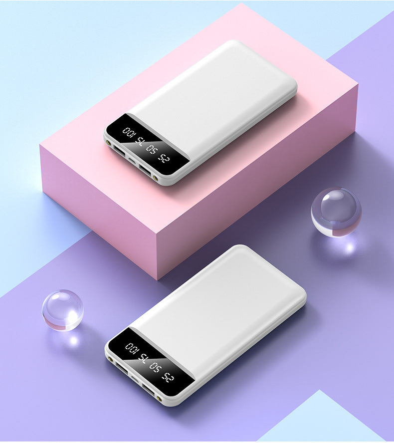 Portable power bank with digital smart display and fast charging speed Stornfield