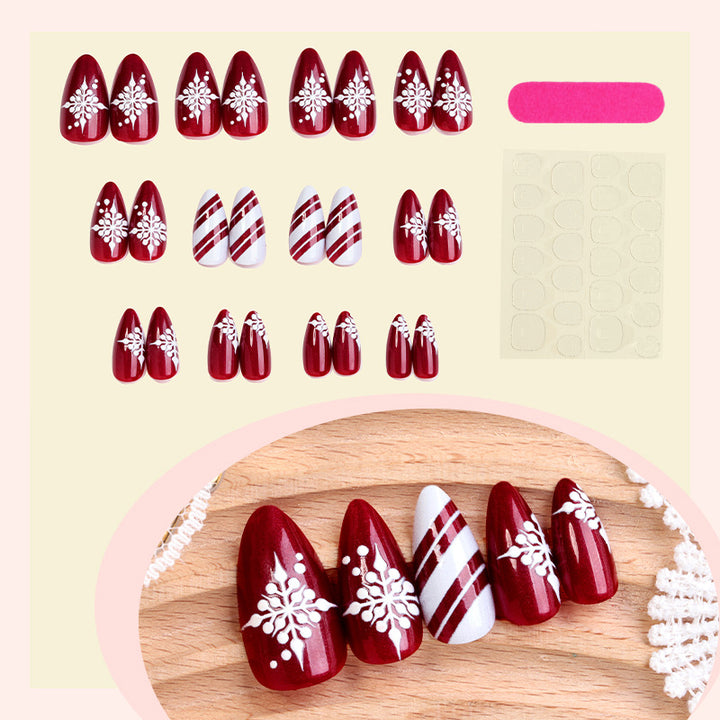Elegant Christmas Nail Art Set Stornfield