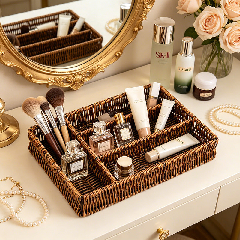 Woven Cutlery Organizer Tray Stornfield