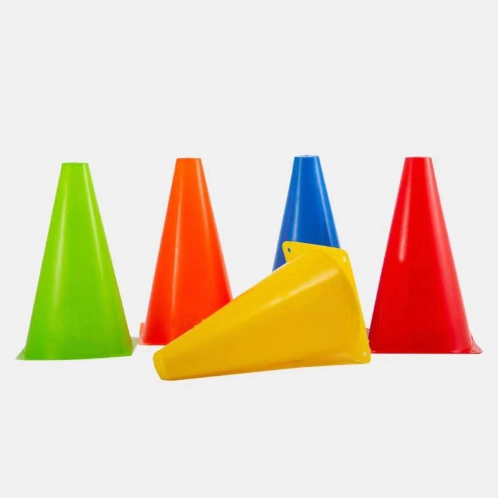 multi-piece flat-base training marker cones for soccer agility drills Stornfield
